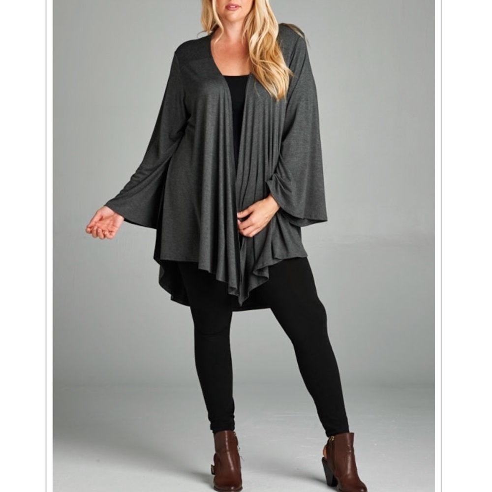 Sexy Classy Plus Size Top Cardigan Blouse Top